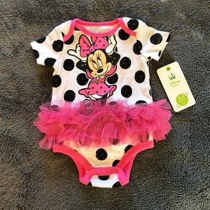 NWT Minnie Mouse tutu onesie